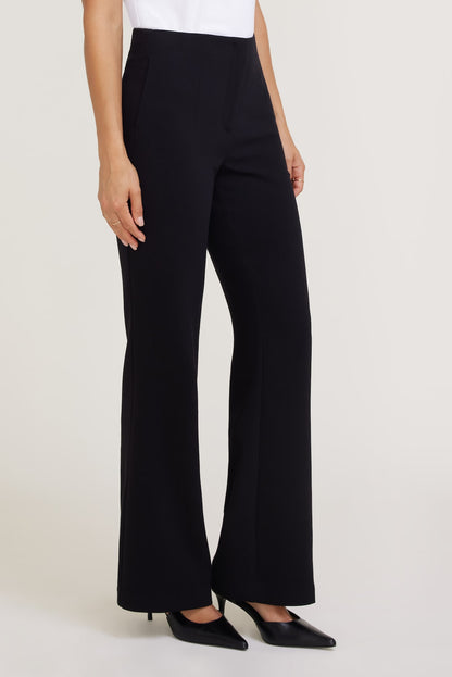Stevie Slim Bootcut Pants Black - Dynamite