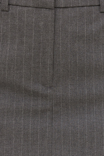 Josefine Pinstripe Mini Skort Gray - Dynamite