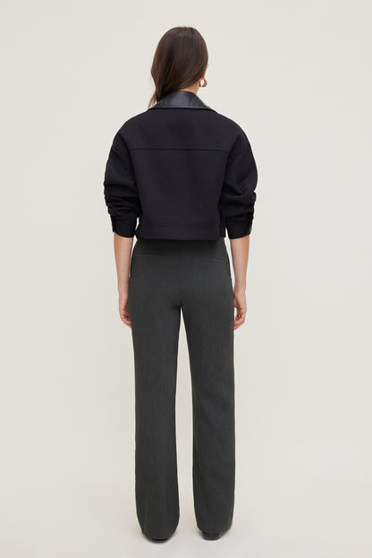 Stevie Slim Bootcut Pants Gray - Dynamite