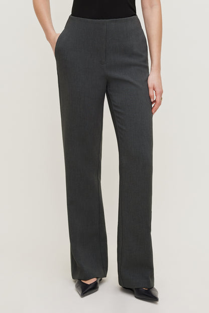 Stevie Slim Bootcut Pants Gray - Dynamite