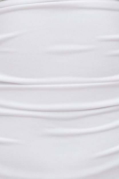 Sculpt V Neck Tank Top White - Dynamite