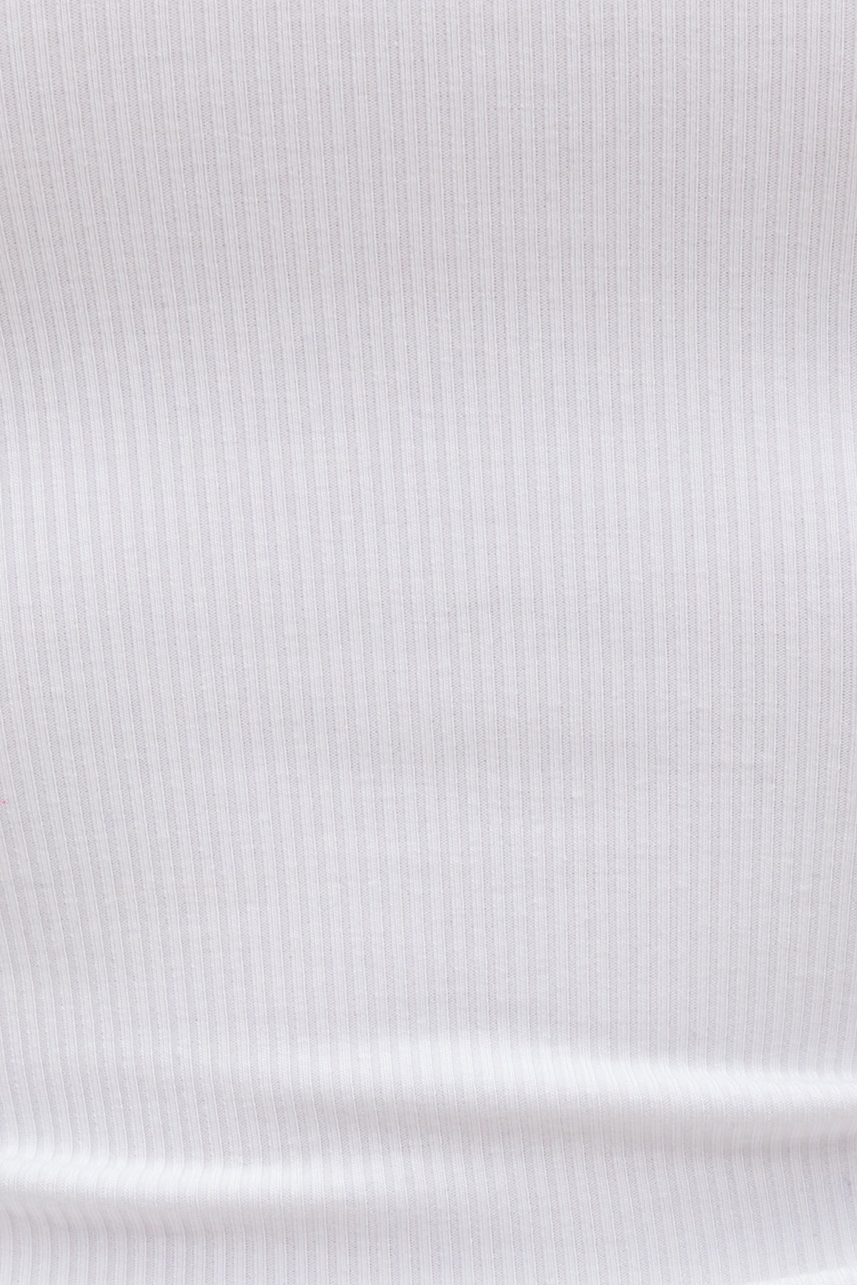 Ellie Ribbed Tank Top White - Dynamite