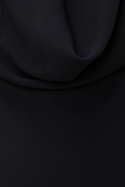 Deep Cowl Neck Maxi Dress Black - Dynamite