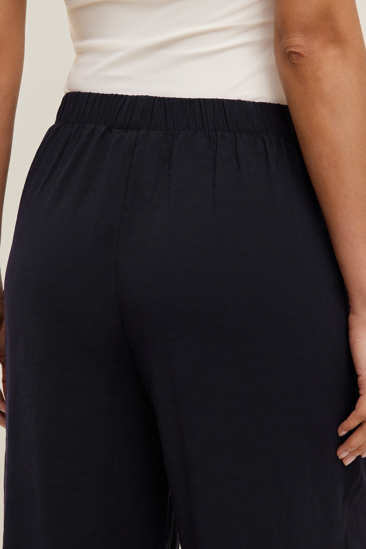 Priya Wide Leg Pants Navy - Dynamite