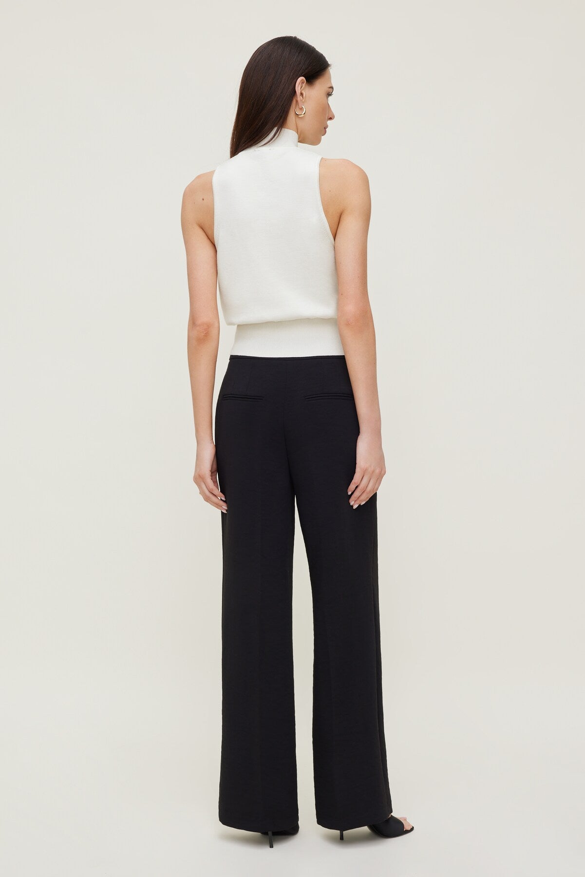 Yasmin Airflow Straight Leg Pants Black - Dynamite