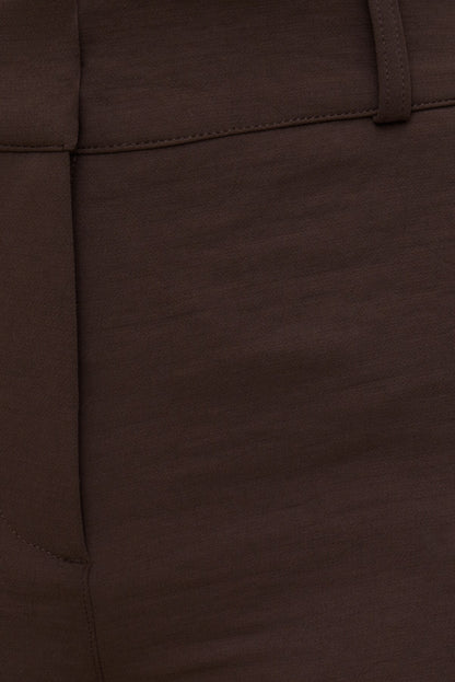 Camelia Airflow Clean Straight Leg Pants Brown - Dynamite