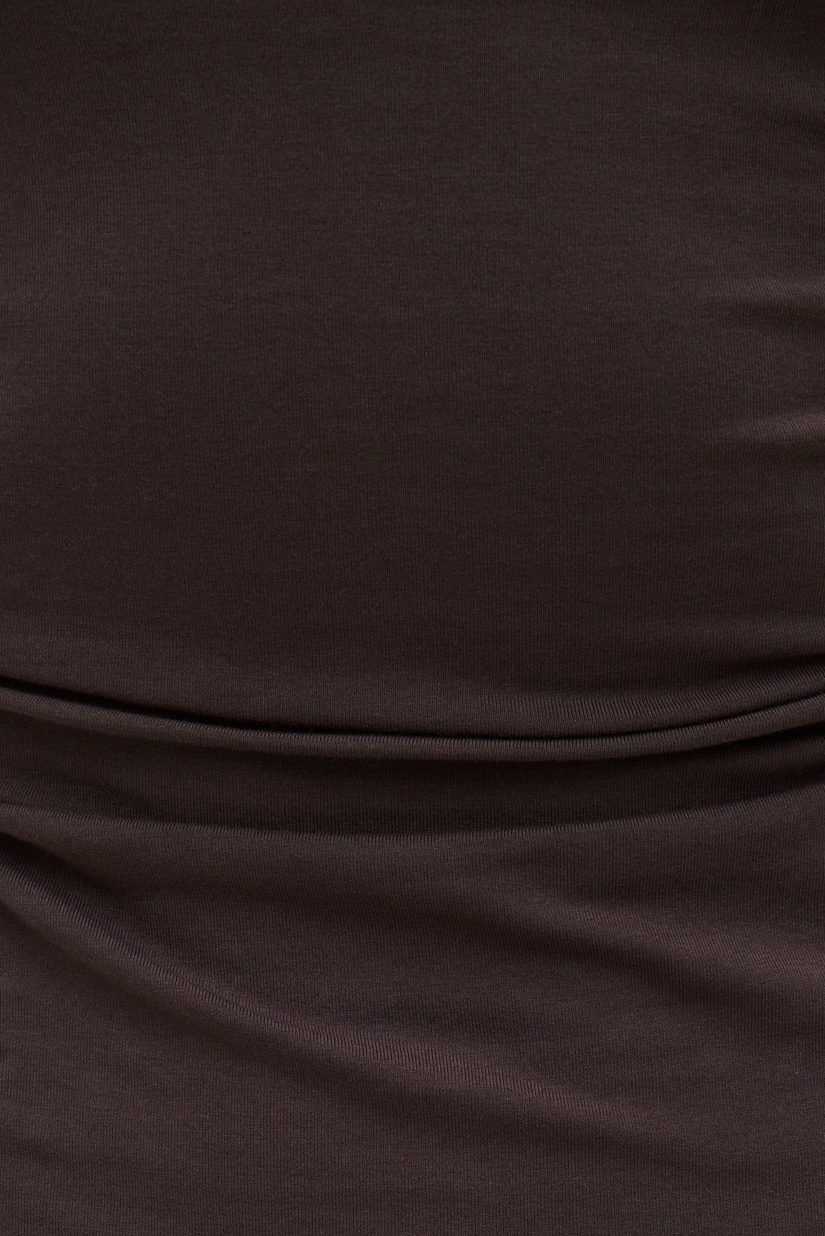 Katia Ruched Jersey Mini Dress Brown - Dynamite