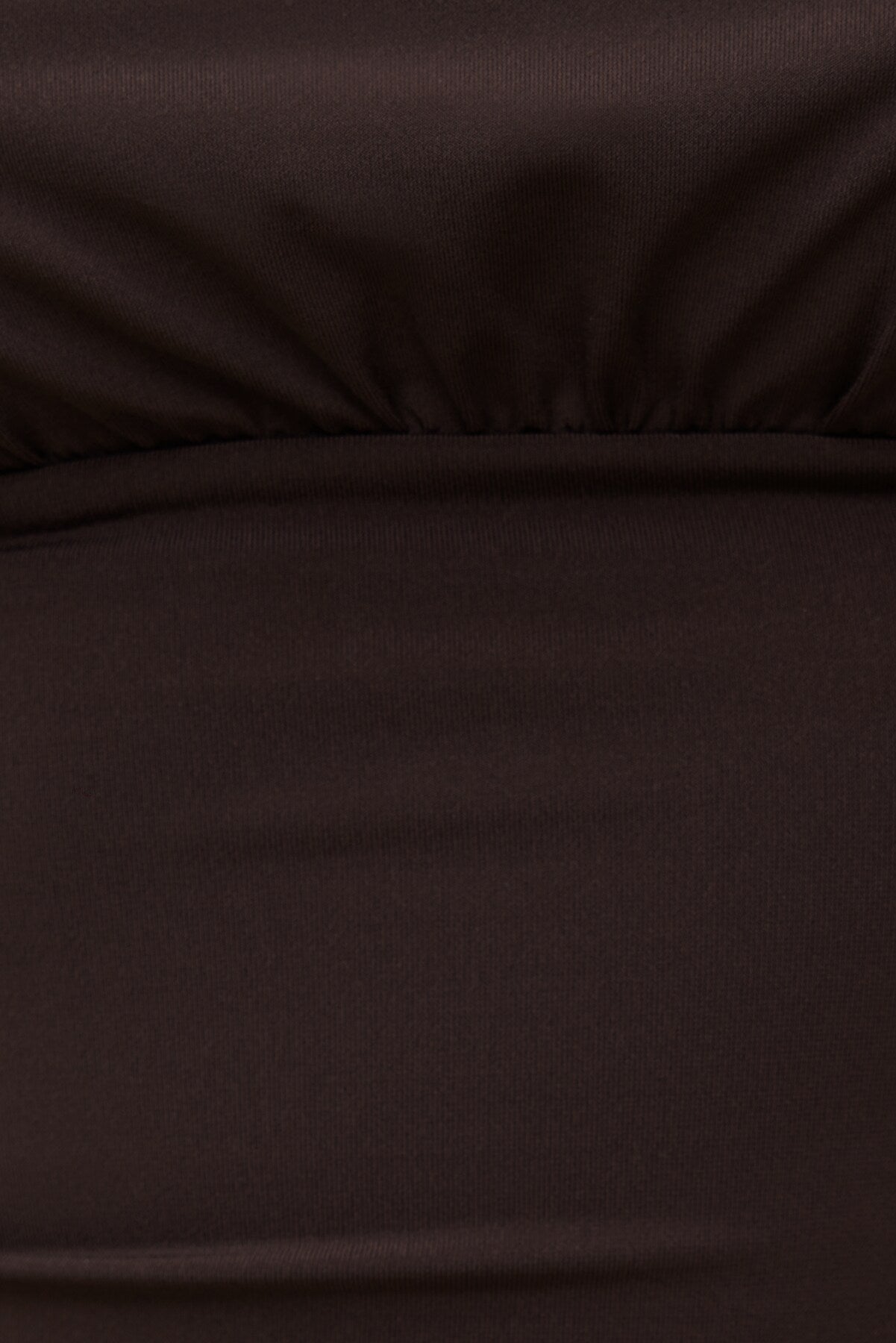 Sculpt Cinched Waist Top Brown - Dynamite