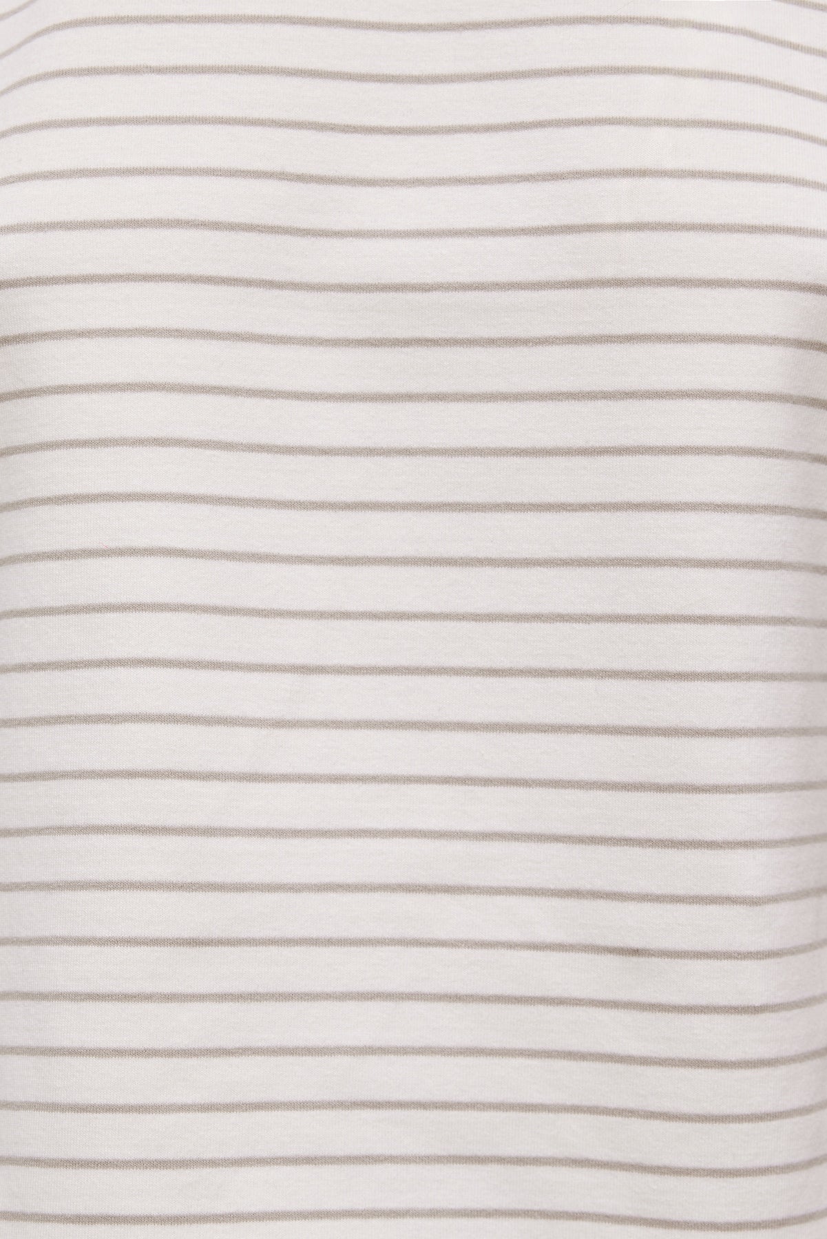 Everyday Striped Heavy Cotton T Shirt Beige - Dynamite