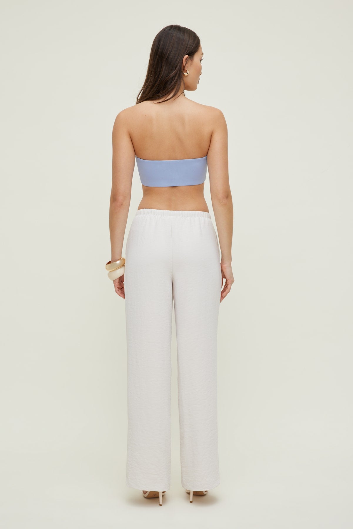 Sculpt Bandeau Bra Blue - Dynamite