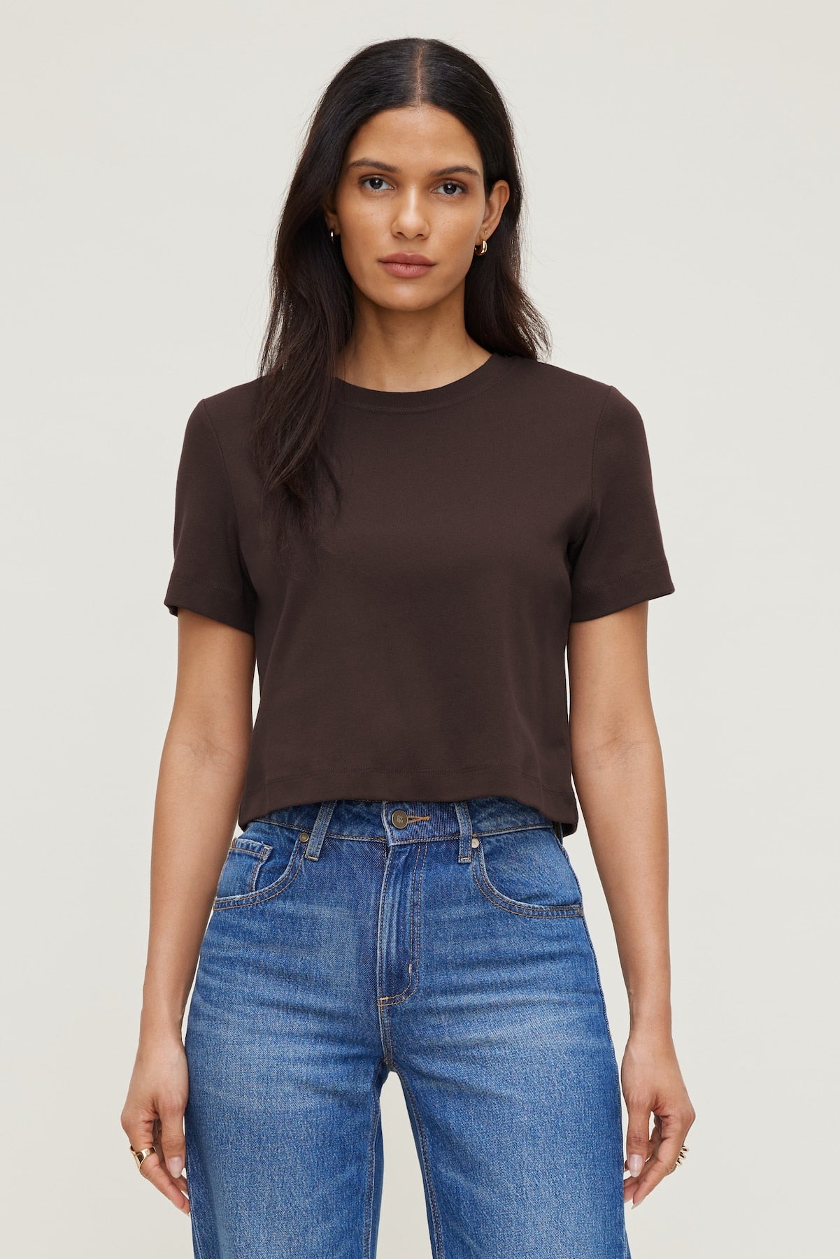 Everyday Cotton T Shirt Brown - Dynamite