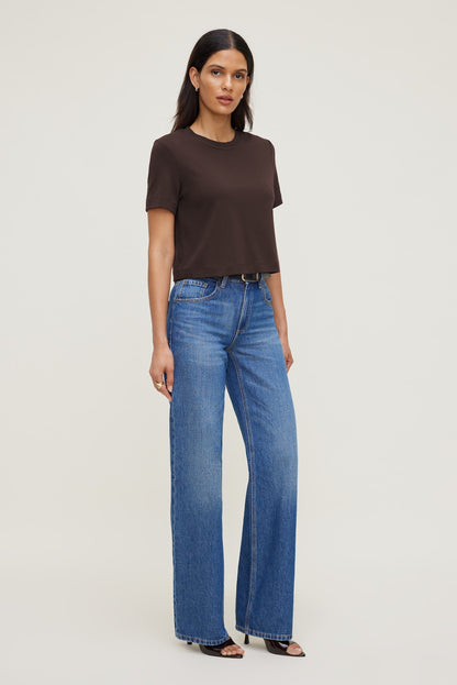 Everyday Cotton T Shirt Brown - Dynamite