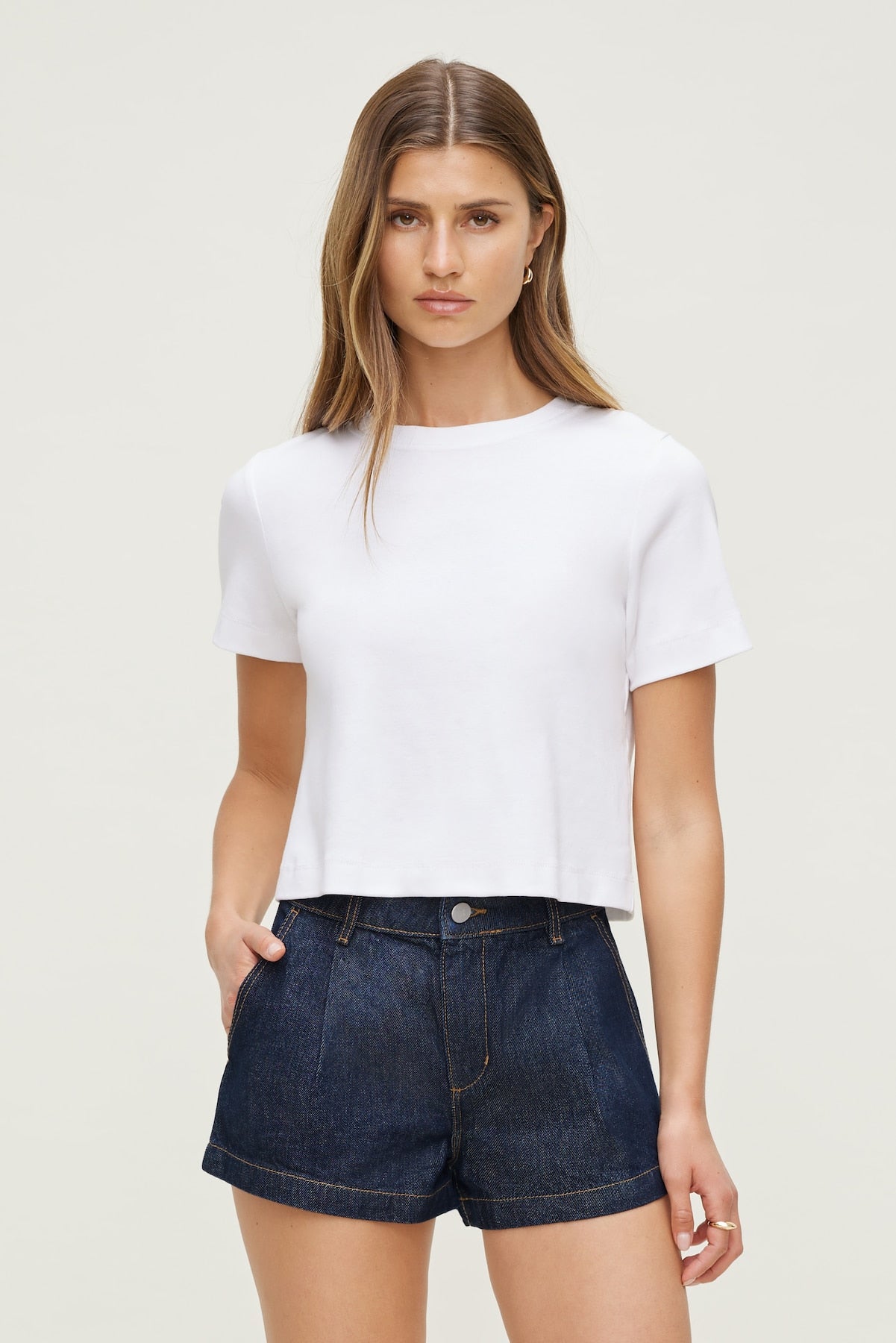 Everyday Cotton T Shirt White - Dynamite