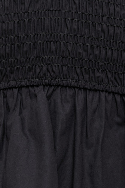 Poplin Halter Top Black - Dynamite