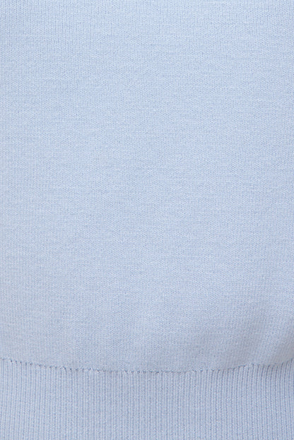 Clara Short Sleeve Sweater Blue - Dynamite