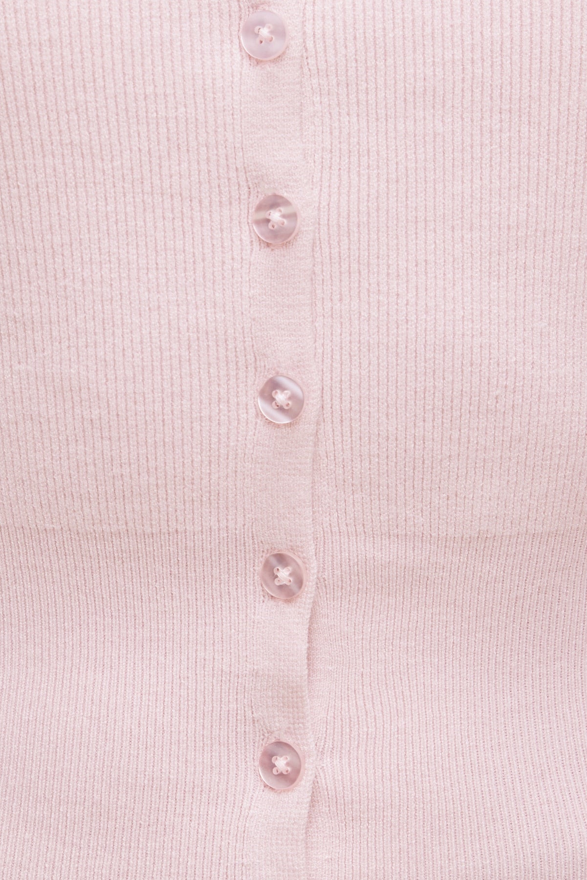 Sara Ribbed Cinch Hem Cardigan Pink - Dynamite