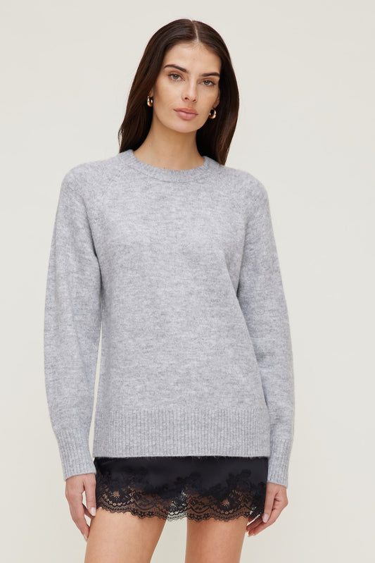 Rory Oversized Sweater Gray - Dynamite