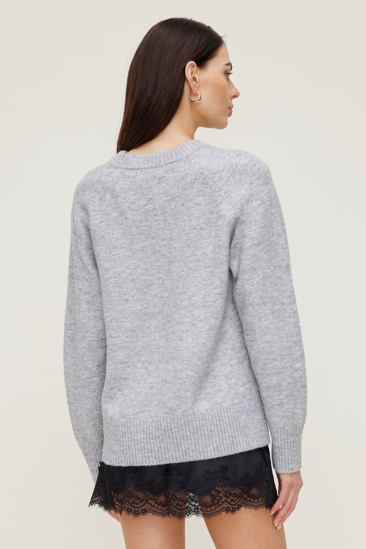 Rory Oversized Sweater Gray - Dynamite