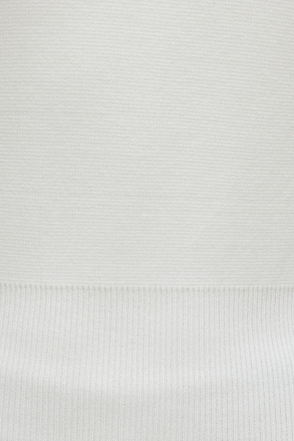 Balloon Sleeve Sweater White - Dynamite