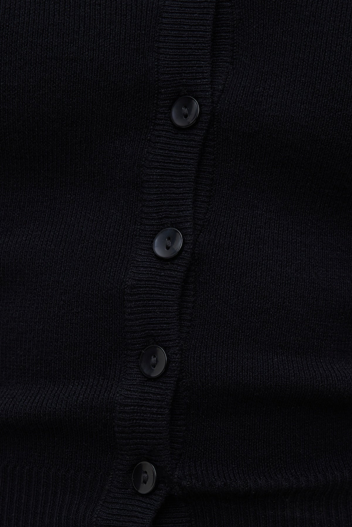 Rebecca Crewneck Cardigan Black - Dynamite