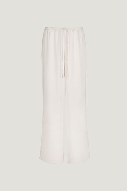 Leo Satin Wide Leg Pants Beige - Dynamite