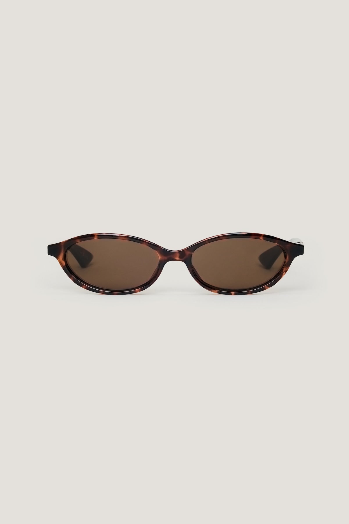 LE SPECS | Duskfall Oval Sunglasses Brown - Dynamite