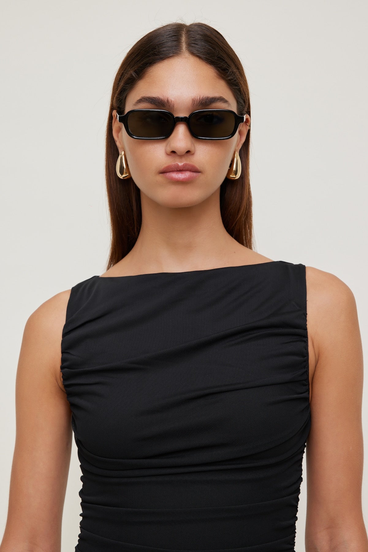 LE SPECS | Pilferer Rectangular Sunglasses Purple - Dynamite