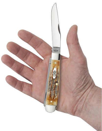 Case Knives 6.5 BoneStag® Trapper Knife