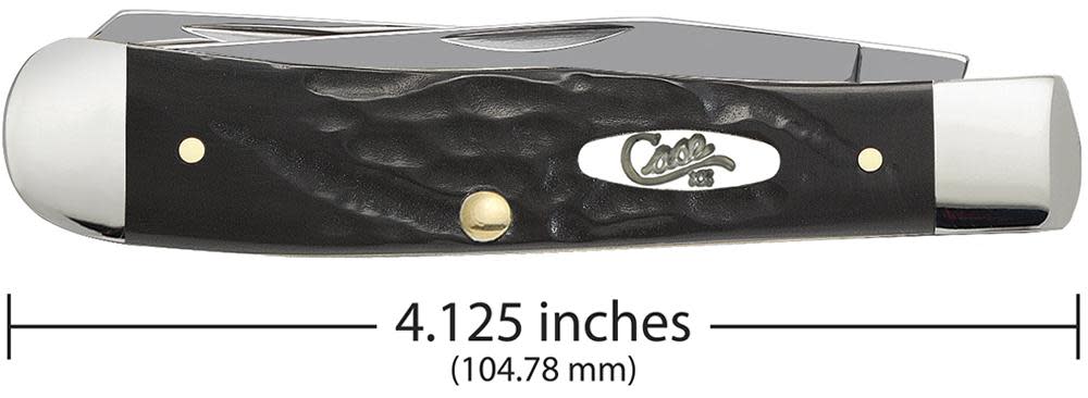 Case Knives Rough Black® Synthetic Trapper Knife