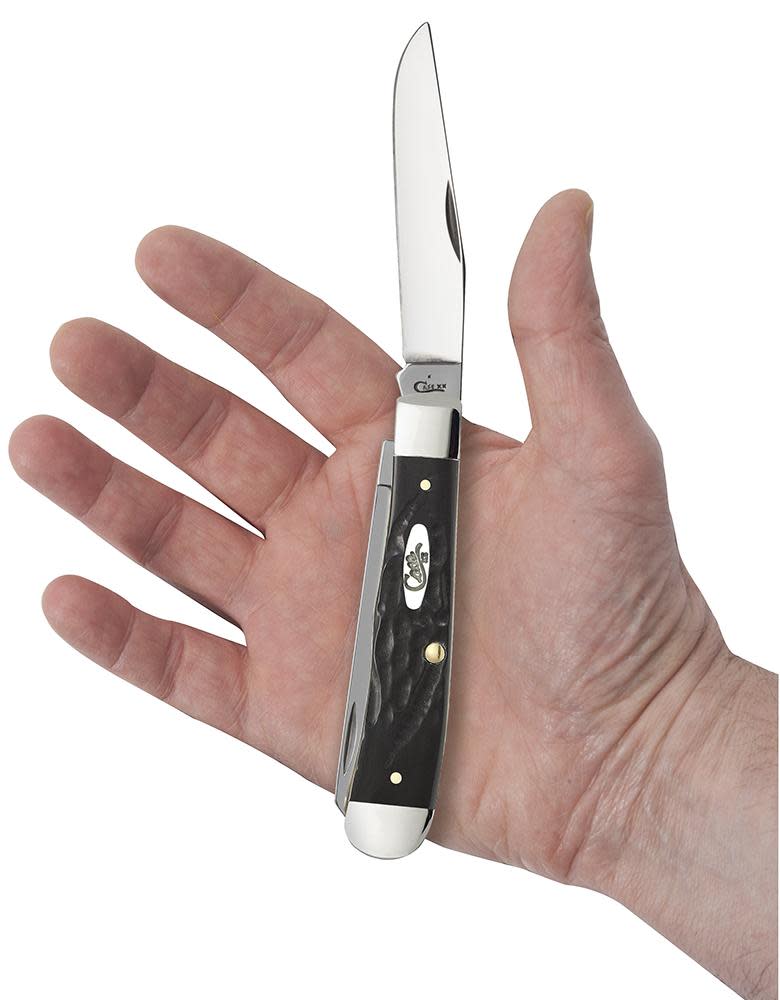 Case Knives Rough Black® Synthetic Trapper Knife
