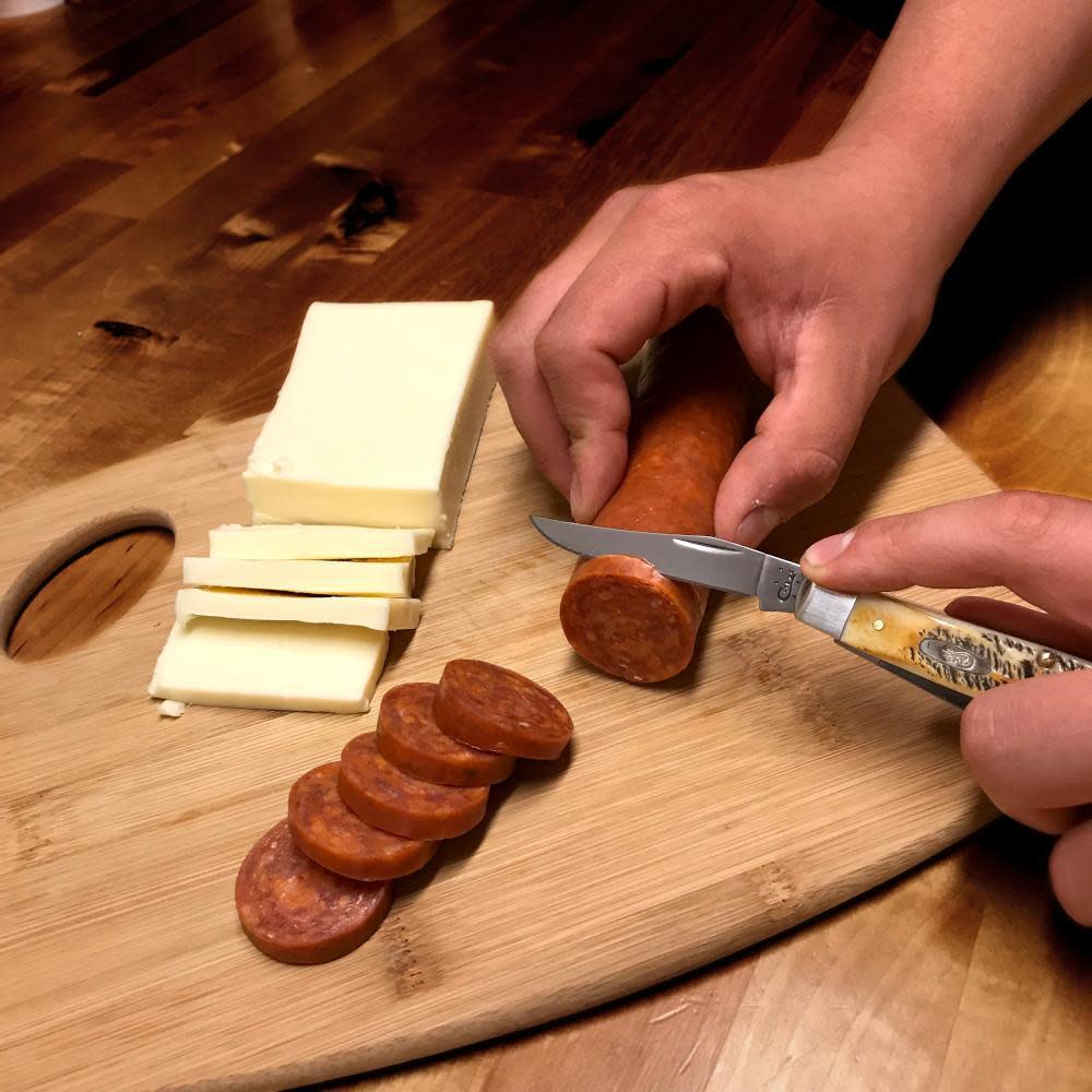 Case Knives 6.5 BoneStag® Mini Trapper Knife
