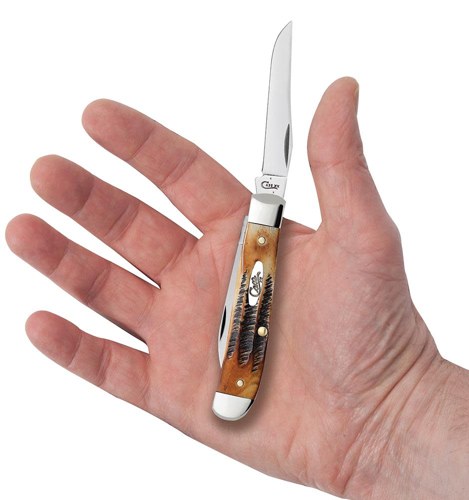 Case Knives 6.5 BoneStag® Mini Trapper Knife