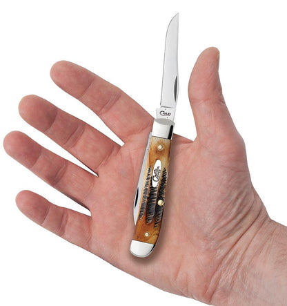 Case Knives 6.5 BoneStag® Mini Trapper Knife