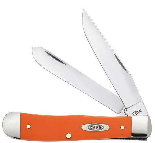 Case Knives Orange Synthetic Trapper Knife