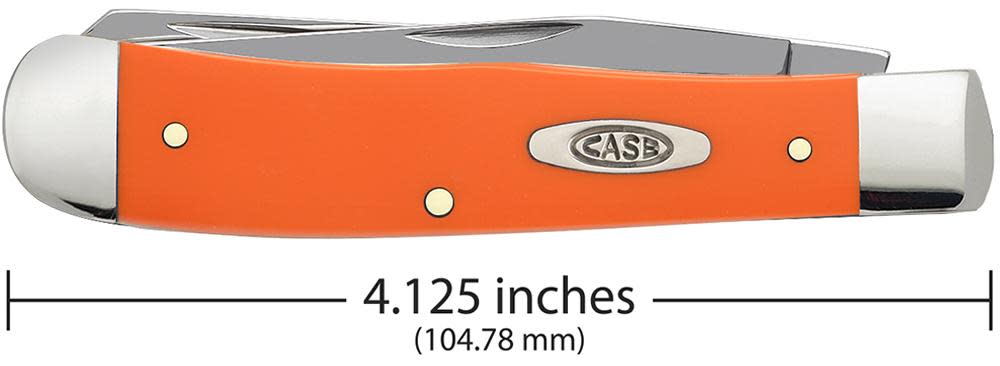 Case Knives Orange Synthetic Trapper Knife