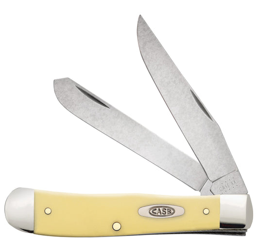 Case Knives Yellow Synthetic Trapper Knife