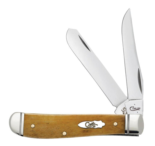 Case Knives Smooth Antique Bone Mini Trapper Knife