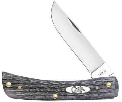 Case Knives Pocket Worn® Crandall Jig Gray Bone Sod Buster® Jr Knife