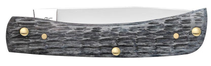 Case Knives Pocket Worn® Crandall Jig Gray Bone Sod Buster® Jr Knife