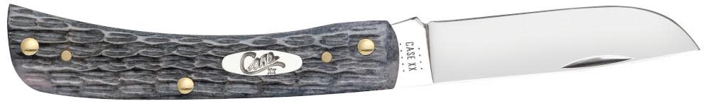 Case Knives Pocket Worn® Crandall Jig Gray Bone Sod Buster® Jr Knife