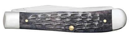 Case Knives Pocket Worn® Crandall Jig Gray Bone Trapper Knife