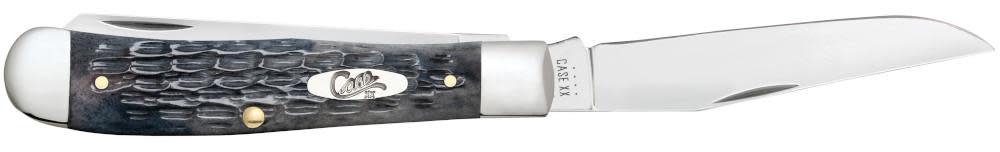 Case Knives Pocket Worn® Crandall Jig Gray Bone Trapper Knife