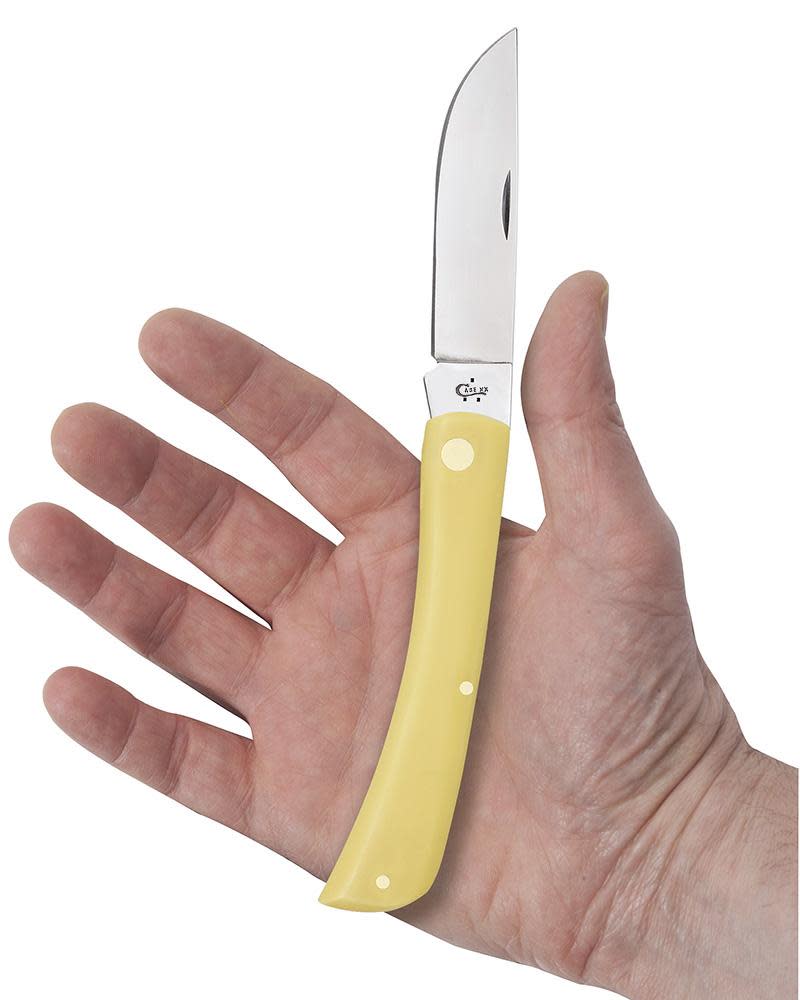 Case Knives Yellow Synthetic Chrome Vanadium Sod Buster® Knife