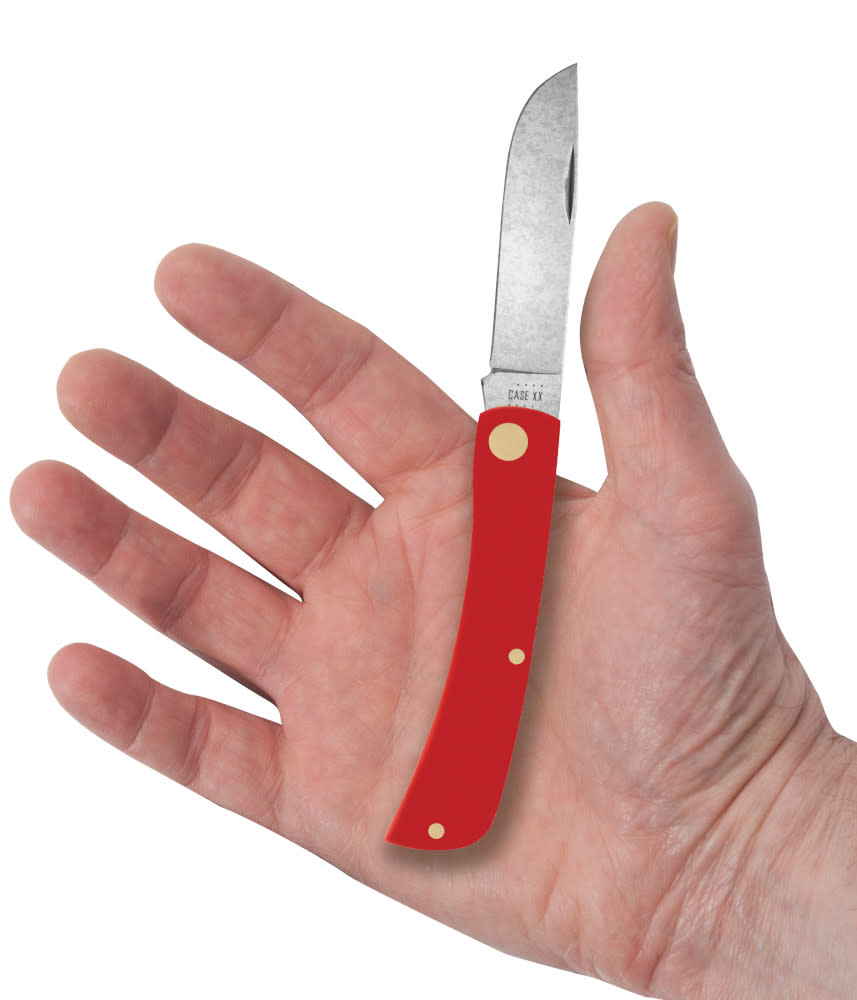 Case Knives American Workman Smooth Red Synthetic CS Sod Buster® Jr Knife
