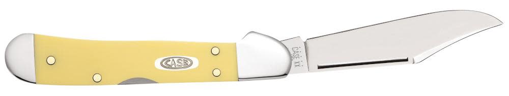 Case Knives Yellow Synthetic Carbon Steel Mini CopperLock® Knife