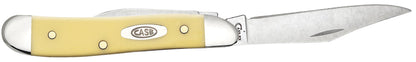 Case Knives Yellow Synthetic Carbon Steel Peanut Knife
