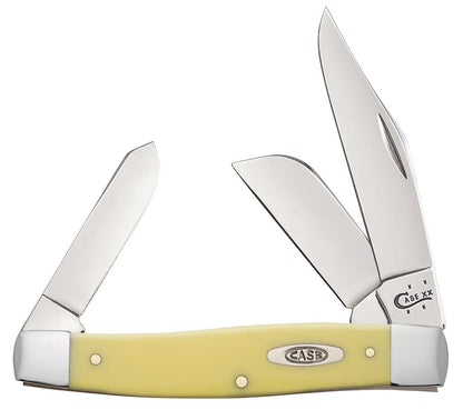 Case Knives Yellow Synthetic Carbon Steel Large Stockman Knife