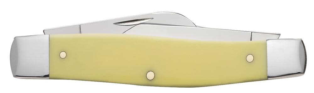 Case Knives Yellow Synthetic Carbon Steel Large Stockman Knife