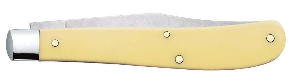 Case Knives Yellow Synthetic CS Slimline Trapper Knife