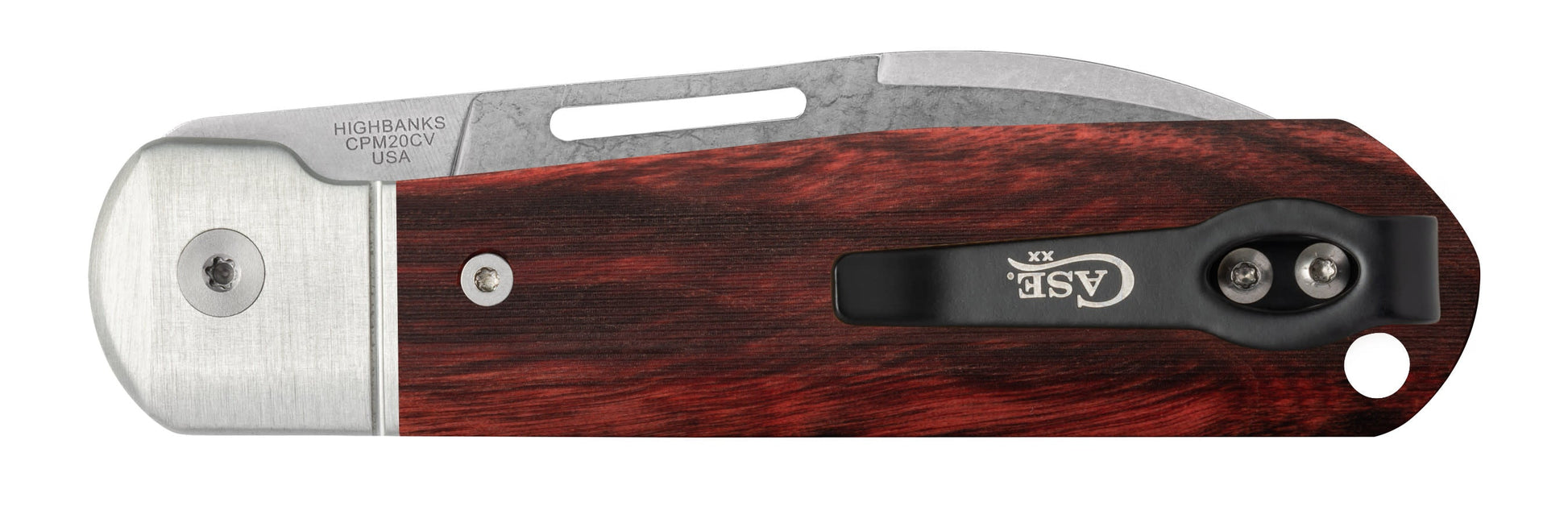 Case Knives Smooth Dymalux® Rosewood Highbanks® Knife